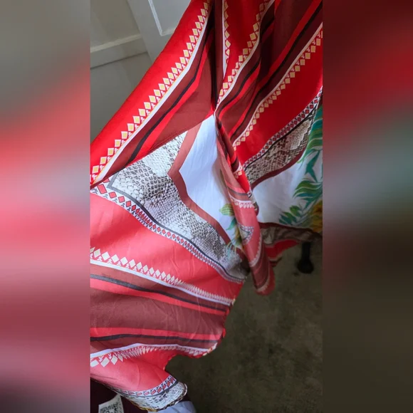 New York & Co Maxi Colorful Dress Size MEDIUM - Picture 7 of 11